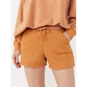 Free People Intimately Kelly Cognac Lounge Shorts Size XS